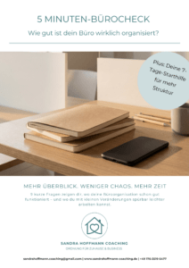 5-Minuten-Büro-Check für mehr Struktur und Ordnung im Business